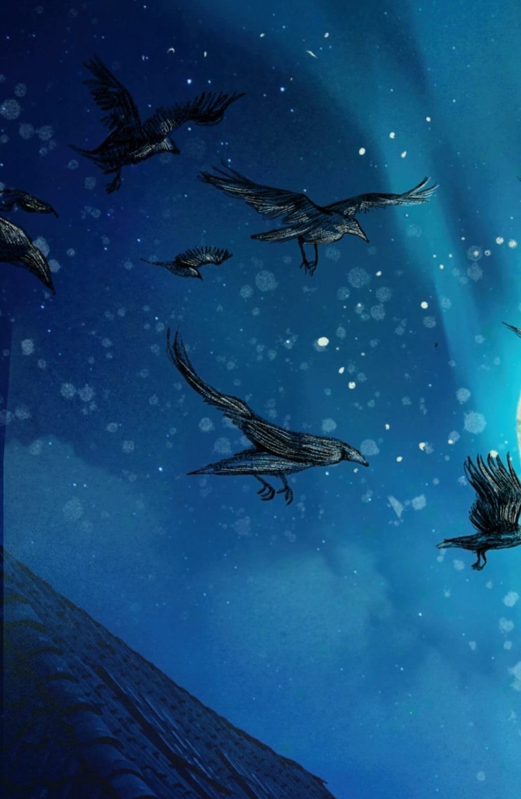 Drømmen over Bryggentakene closeup 3