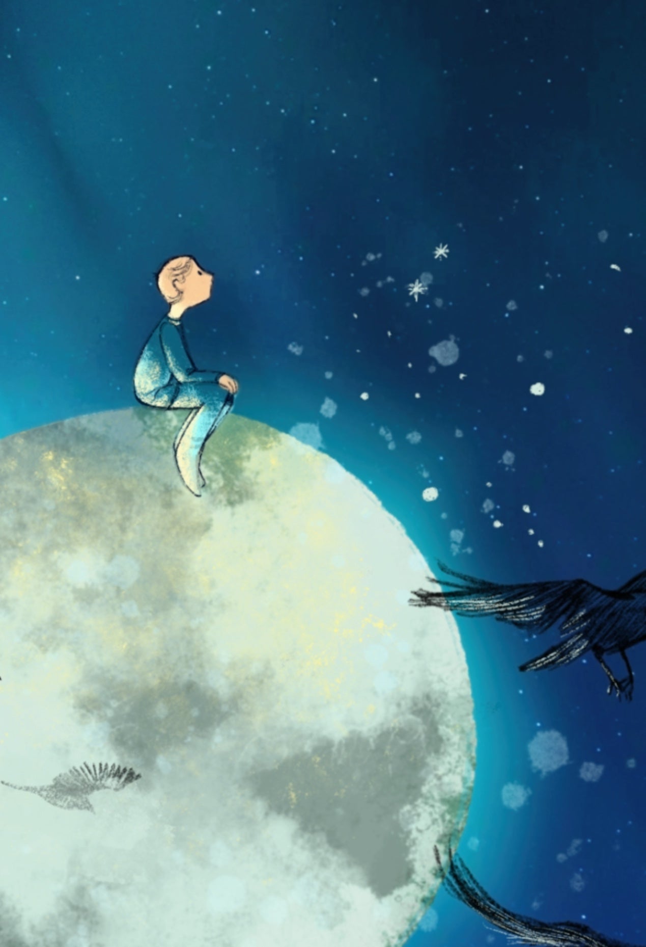 Drømmen over Bryggentakene closeup 4