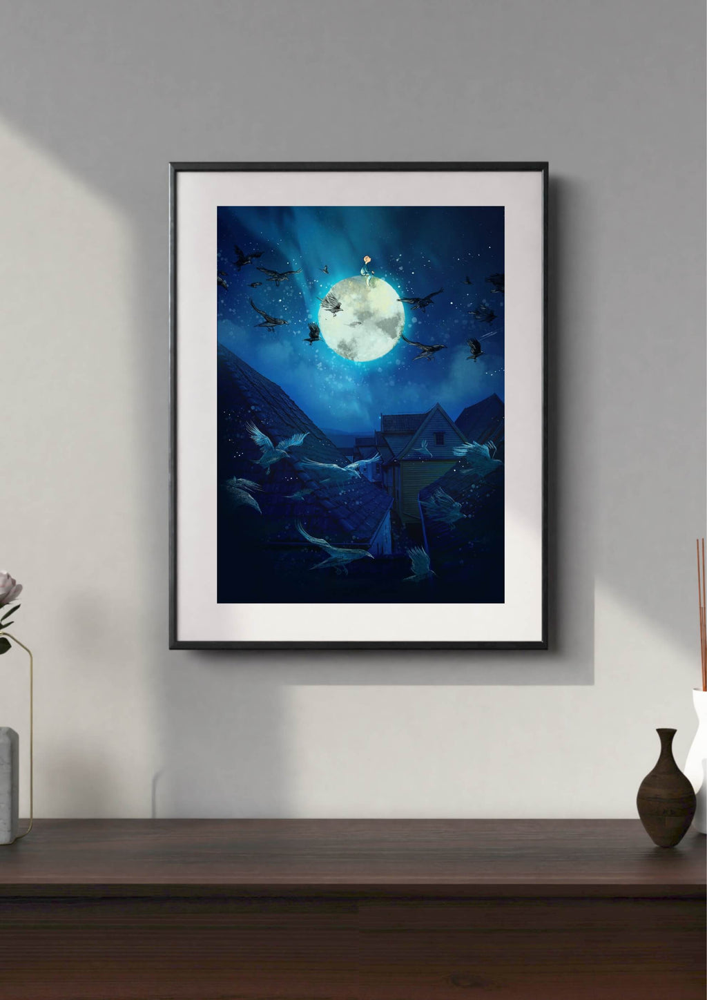 Drømmen over Bryggentakene mokup gang