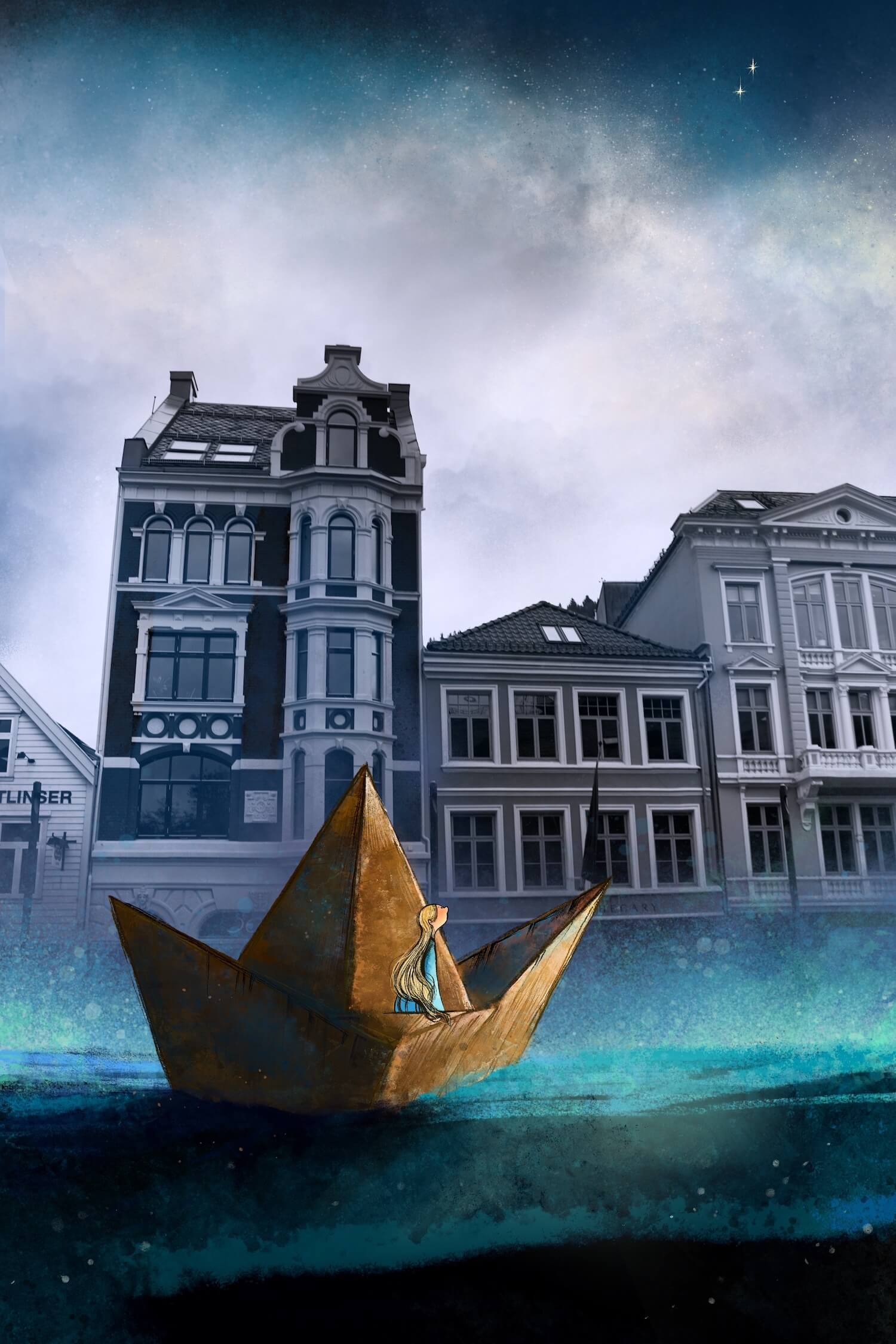 Stille Natt Ved Bergen Havn