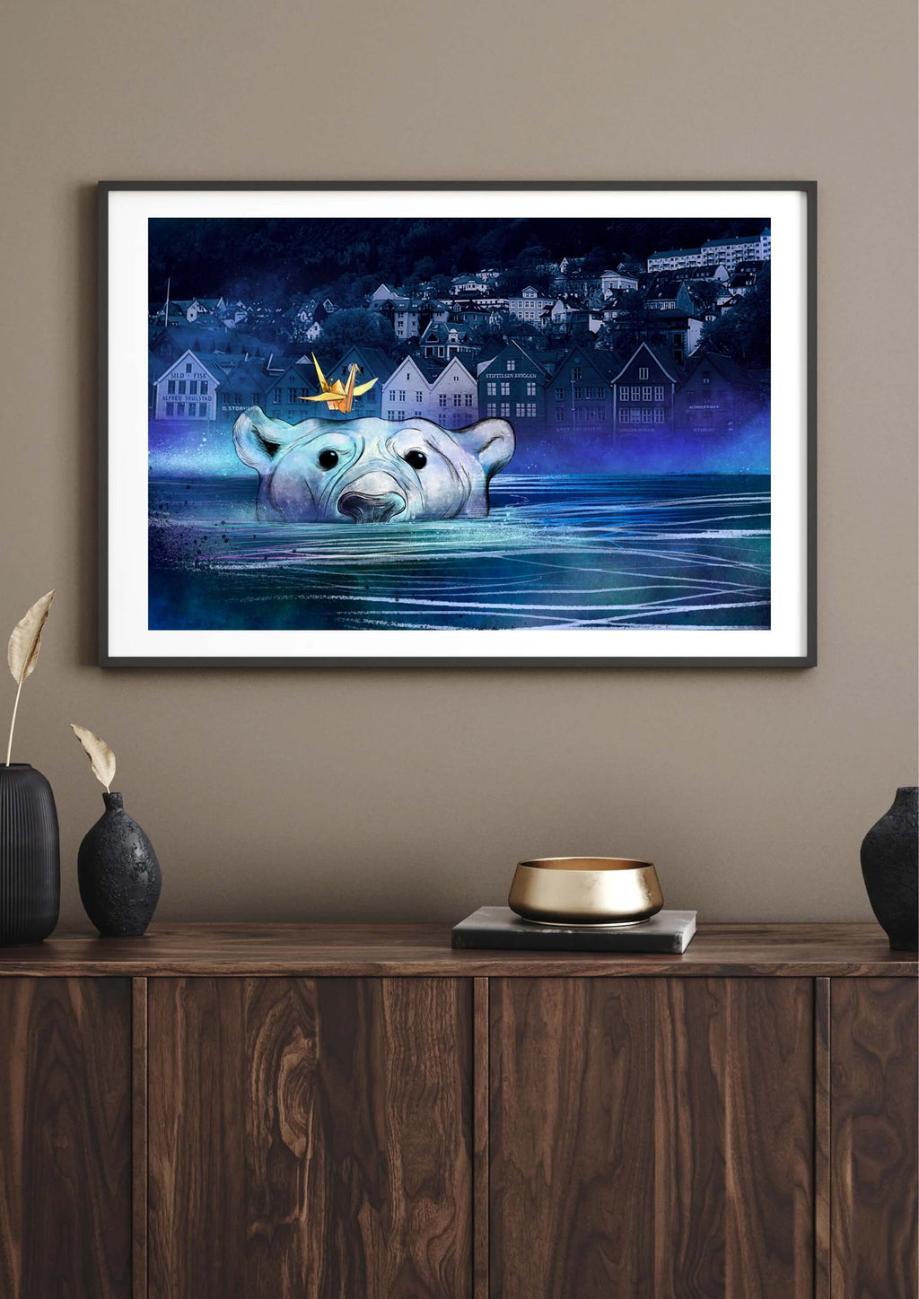 Vågens vokter mockup stue